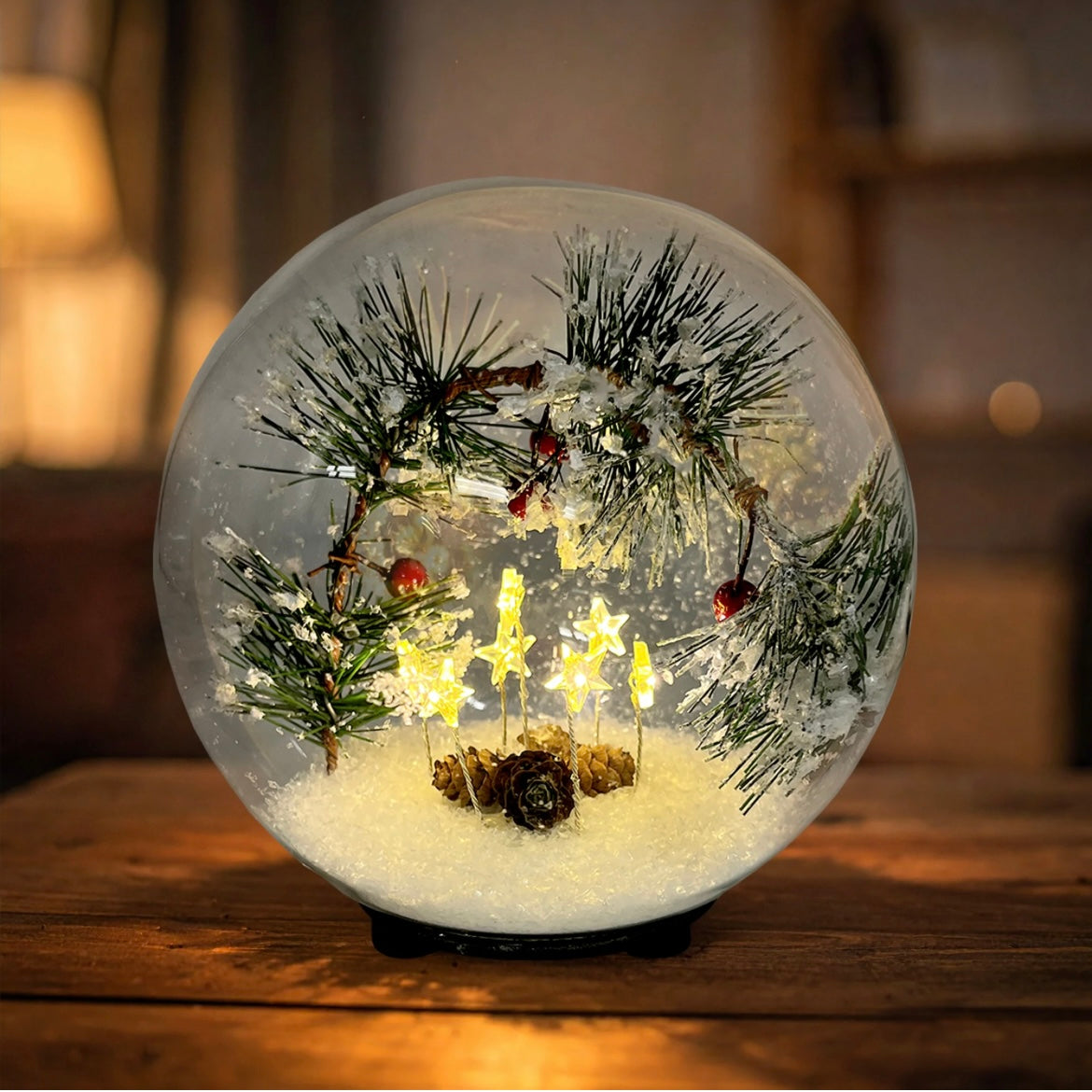 The snow globe light