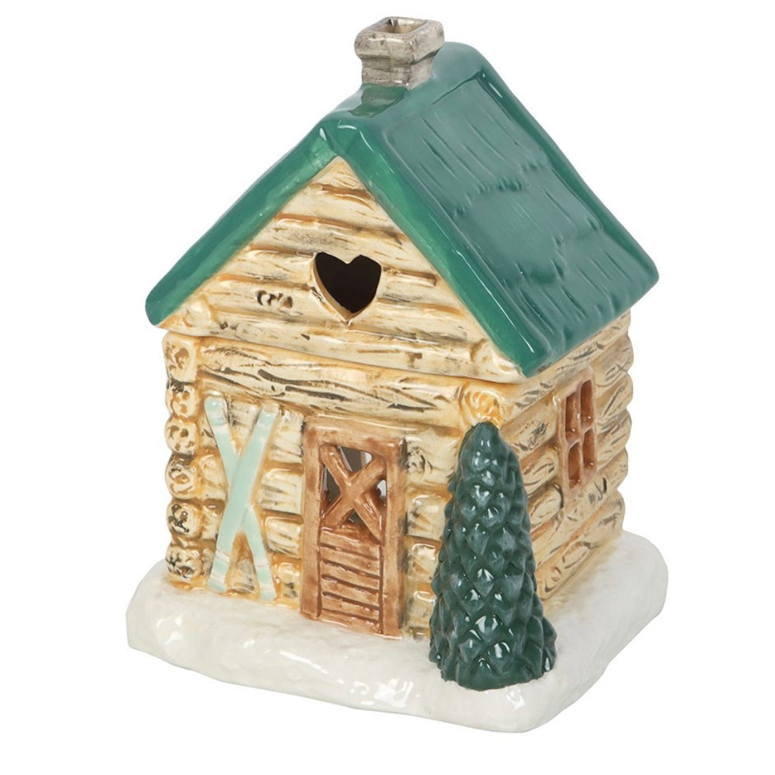 Green Woodland house Wax Warmer