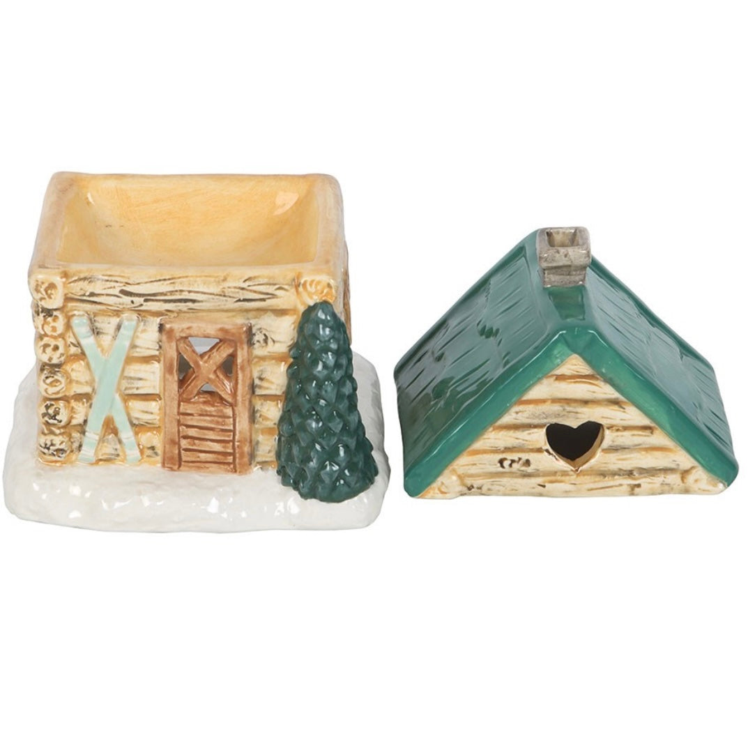 Green Woodland house Wax Warmer