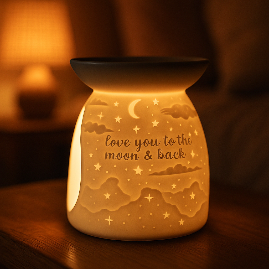 Love you to the Moon & Back Tealight Wax Warmer