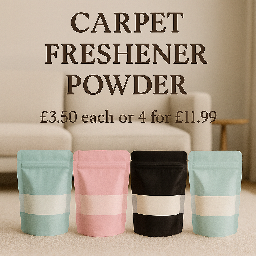 Vacuum freshening powder £3.50 each or any 4 for £11.99