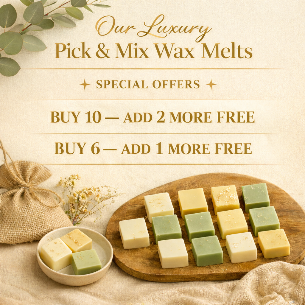Buy 10 get 2 extra Free              Pick & Mix Wax melts collections