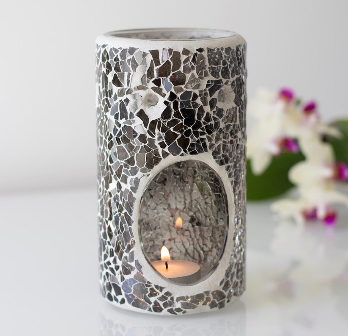 🚨CLEARANCE PRODUCT 🚨Stunning Mosaic Pillar Wax Warmers