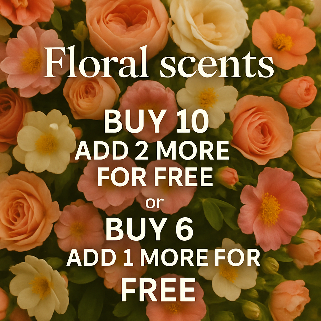 Flower & Fruit collection - PICK & MiX Buy 10 add 2 more for FREE          Buy 6 add 1 more for FREE